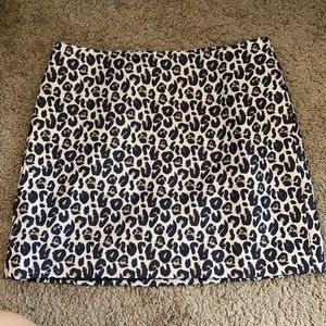 cheetah print skirt